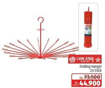 Promo Harga Lion Star Folding Hanger 20 GB-3 1 pcs - Lotte Grosir