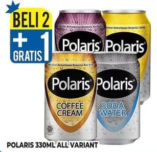 Promo Harga Polaris Soda Water All Variants 330 ml - Hypermart