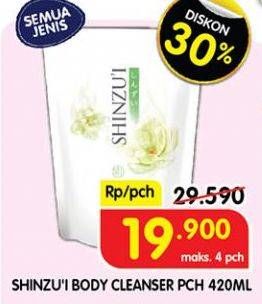 Promo Harga Shinzui Body Cleanser All Variants 420 ml - Superindo