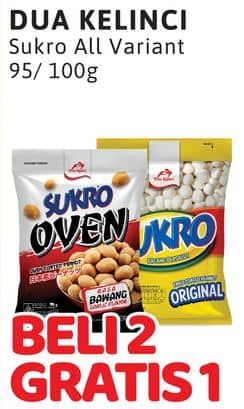 Promo Harga Dua Kelinci Kacang Sukro All Variants 100 gr - Alfamidi