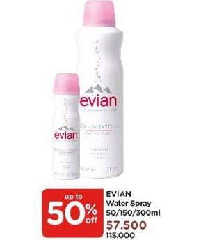 Promo Harga EVIAN Facial Spray 50 ml - Watsons