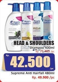 Promo Harga Head & Shoulders Shampoo 400 ml - Hari Hari