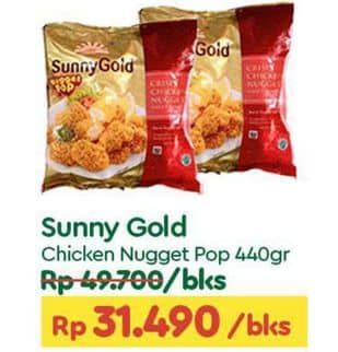 Promo Harga Sunny Gold Chicken Nugget Pop 440 gr - TIP TOP