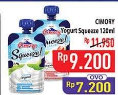 Promo Harga Cimory Squeeze Yogurt 120 ml - Hypermart