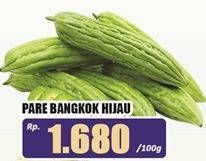 Promo Harga Pare Bangkok Hijau per 100 gr - Hari Hari