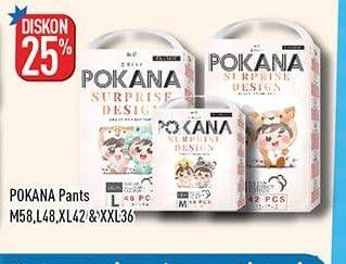 Promo Harga Pokana Baby Pants XL42, M58, L48, XXL36 36 pcs - Hypermart