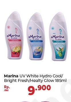 Promo Harga MARINA Hand Body Lotion Hydro Cool, Bright Fresh, Healthy Glow 185 ml - Carrefour
