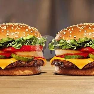 Promo Harga Burger King BOGO Cheese Whopper Jr  - Burger King
