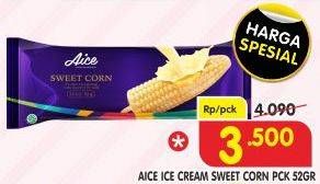 Promo Harga AICE Ice Cream Sweet Corn 52 gr - Superindo