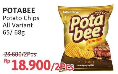 Promo Harga Potabee Snack Potato Chips All Variants 65 gr - Alfamidi