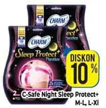 Promo Harga Charm Sleep Protect Plus Panties All Variants 2 pcs - Hypermart