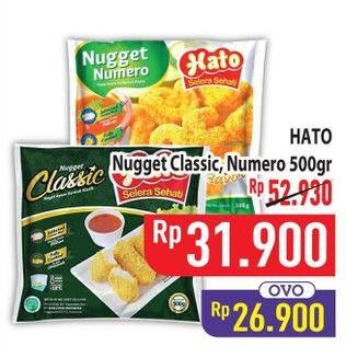 Promo Harga Hato Nugget Numero, Classic 500 gr - Hypermart