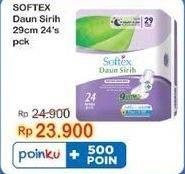 Promo Harga Softex Daun Sirih 29cm 24 pcs - Indomaret