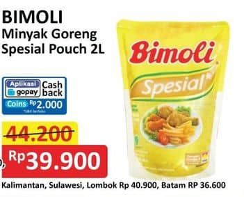 Promo Harga Bimoli Minyak Goreng Spesial 2000 ml - Alfamart