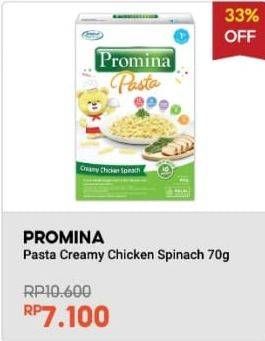 Promo Harga Promina Pasta Creamy Chicken Spinach 60 gr - Indomaret