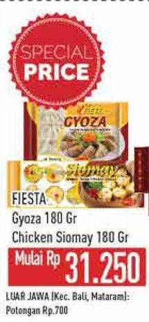Promo Harga FIESTA Gyoza 180gr / Chicken Siomay 180gr  - Hypermart