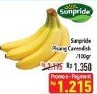 Promo Harga SUNPRIDE Pisang Cavendish per 100 gr - Hypermart