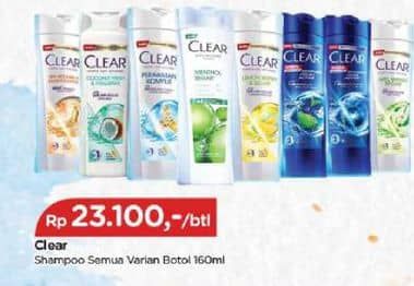 Promo Harga Clear Shampoo All Variants 160 ml - TIP TOP
