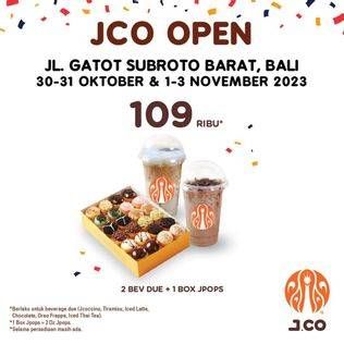 Promo Harga 1 Box Jpops + 2 Beverages hanya 109k  - JCO