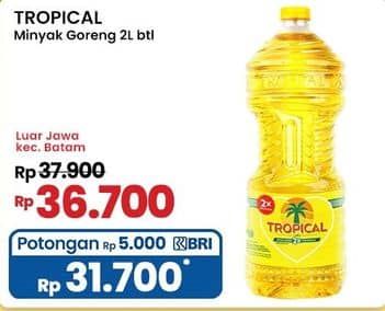 Promo Harga Tropical Minyak Goreng 2000 ml - Indomaret