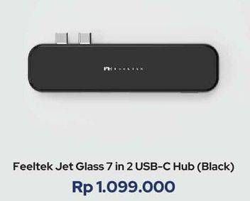 Promo Harga Feeltek Jet Glass 7 in 2 USB-C Hub  - iBox