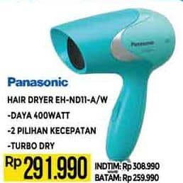 Promo Harga Panasonic EH ND11 | Hair Dryer A, W  - Hypermart