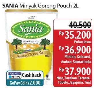 Promo Harga Sania Minyak Goreng 2000 ml - Alfamidi