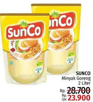Promo Harga SUNCO Minyak Goreng 2 ltr - LotteMart