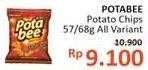 Promo Harga POTABEE Snack Potato Chips All Variants 57 gr - Alfamidi