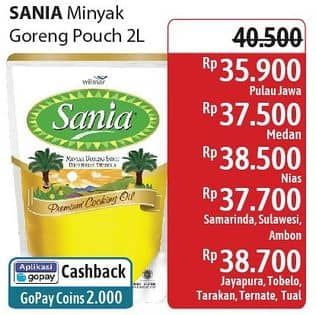 Promo Harga Sania Minyak Goreng 2000 ml - Alfamidi