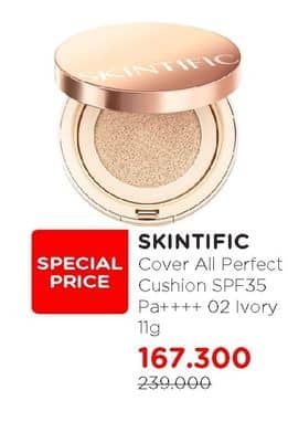 Skintific Cover All Perfect Cushion SPF35 Pa++++ 11 gr Diskon 30%, Harga Promo Rp167.300, Harga Normal Rp239.000