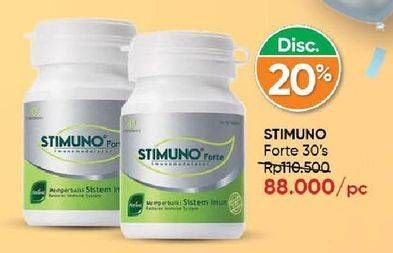 Promo Harga Stimuno Forte Restores Immune System Capsule 30 pcs - Guardian
