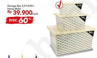 Promo Harga Storage Box  - Carrefour