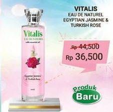 Promo Harga VITALIS Eau De Naturel Egyptian Jasmine 100 ml - Indomaret
