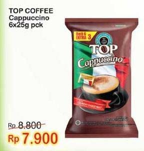 Promo Harga Top Coffee Cappuccino per 6 sachet 25 gr - Indomaret