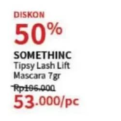Promo Harga Somethinc Tipsy Lash Lift Mascara  - Guardian