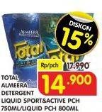 Promo Harga TOTAL Detergent Liquid Almeera Sport Active  - Superindo