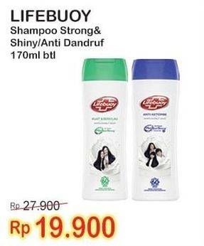 Promo Harga LIFEBUOY Shampoo Anti Dandruff, Strong Shiny 170 ml - Indomaret