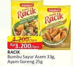 Promo Harga INDOFOOD Bumbu Racik Sayur Asem, Ayam Goreng 26 gr - Alfamart