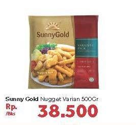 Promo Harga SUNNY GOLD Chicken Nugget All Variants 500 gr - Carrefour