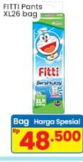 Promo Harga Fitti Pants XL26 26 pcs - Indomaret