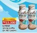 Promo Harga Luwak White Koffie Ready To Drink per 2 botol 240 ml - Alfamart