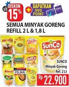 Promo Harga SUNCO Minyak Goreng 2 ltr - Hypermart