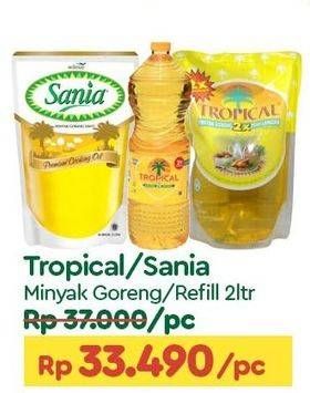 Tropical/Sania Minyak Goreng/Refill 2 ltr