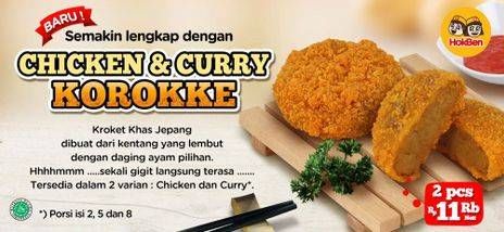 Promo Harga HokBen Chicken & Curry Korokke  - HokBen