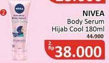 Promo Harga NIVEA Body Serum Extra White Hijab Cooling 180 ml - Alfamidi