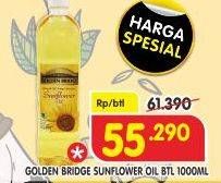 Promo Harga GOLDEN BRIDGE Sunflower Oil 1000 ml - Superindo