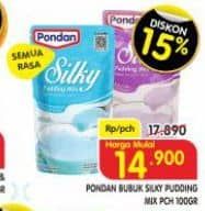 Promo Harga Pondan Silky Pudding Mix All Variants 100 gr - Superindo