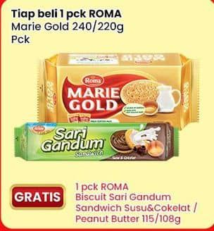 Promo Harga Roma Marie Gold 240 gr - Indomaret