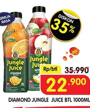 Promo Harga Diamond Jungle Juice All Variants 1000 ml - Superindo